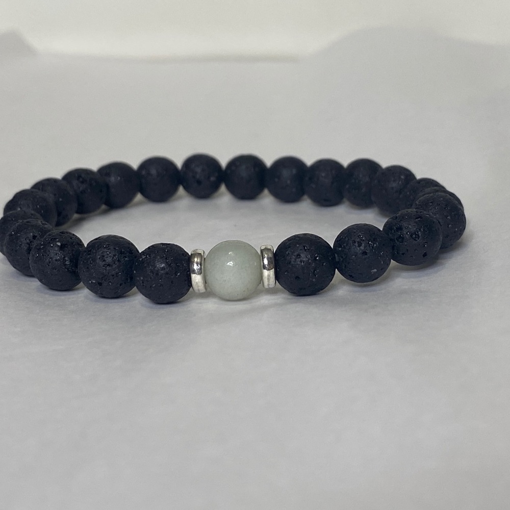 Handmade NWOT LAVA ROCK BEADS - Picture 3 of 4